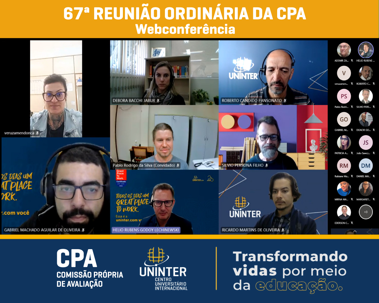 A CPA tem uma palavra para você! #avidanaopara #somostodosuninter, By  Central de Notícias Uninter